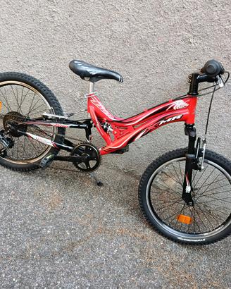 BICICLETTA 20 POLLICI AMMORTIZZATA