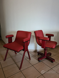 Sedie Olivetti synthesis design Sottsass vintage