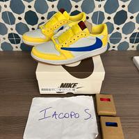 Air jordan 1 travis scott canary yellow