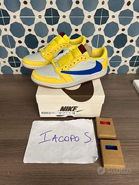 Air jordan 1 travis scott canary yellow