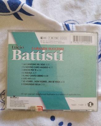 Raccolta di successi di Lucio Battisti.  - Titolo: