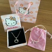 Collana&braccialetto HelloKitty +pacchetto regali