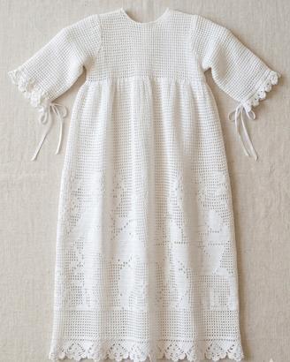 Vestito di Battesimo in Uncinetto