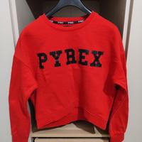 Felpa Pyrex corta Originale rossa Tg.S