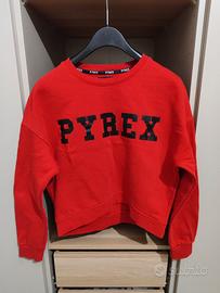 Felpa Pyrex corta Originale rossa Tg.S
