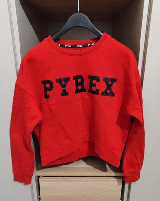 Felpa Pyrex corta Originale rossa Tg.S