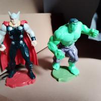 Lotto giochi e peluche marvel e dc