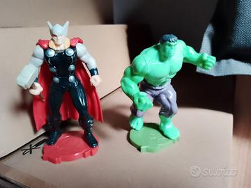 Lotto giochi e peluche marvel e dc