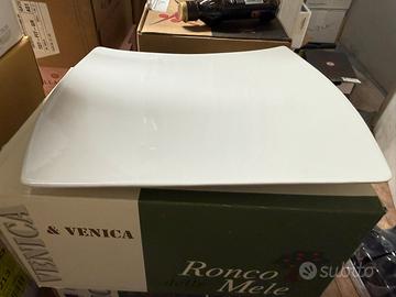 Saturnia - 25 piatti quadrati moderni 31 cm