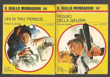 10 gialli Mondadori anni' 60/70:1100-1053-1355