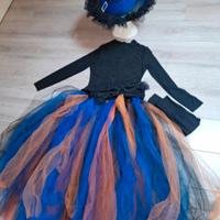 costume da Strega Halloween Abito donna Vestito 