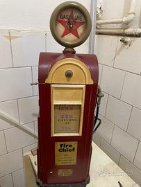Pompa di benzina porta oggetti Vintage