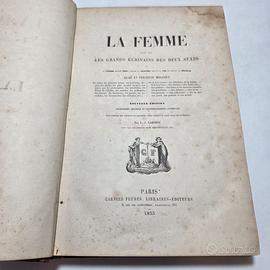 Libro Antico 1855 - La femme jugée .. par Larcher