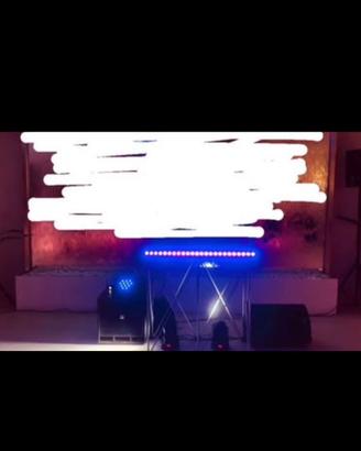 Impianto audio per piano bar e dj