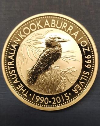 AUSTRALIA -Kookaburra argento PROOF -anno 2015
