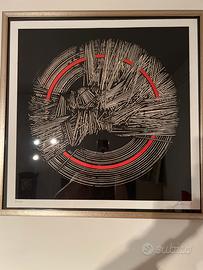 Emilio Scanavino serigrafia  70x70 cm.