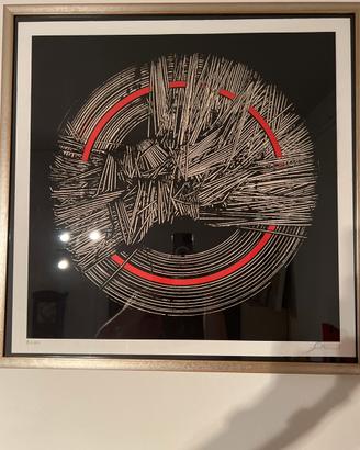 Emilio Scanavino serigrafia  70x70 cm.
