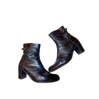 Tronchetto in pelle Nero Giardini numero 39 taco 5