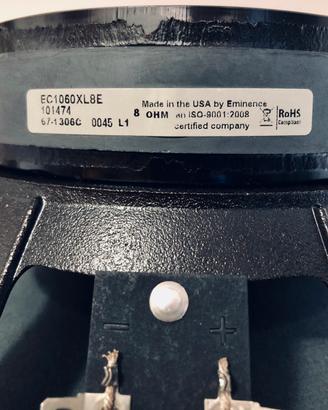 Coni SWR Goliath/Super Redhead 10” 8 Ohm EMINENCE