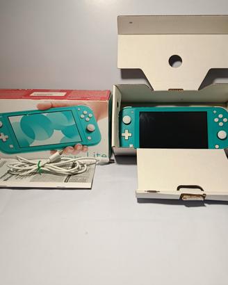 Nintendo switch lite turchese boxata