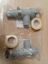 2 rubinetti per pompa piscina 