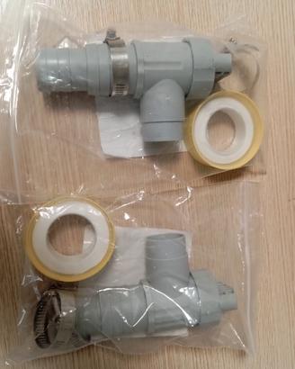 2 rubinetti per pompa piscina 