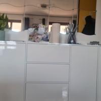 Madia bianco lucido 220cmx80x40  Maniago