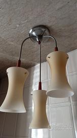 Set lampadario + lampade da comodino