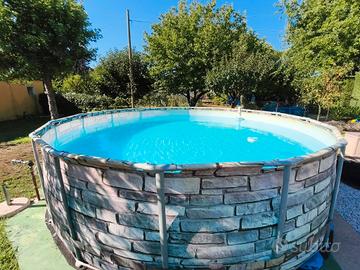 kit piscina Bestway super  di 21 m3completo 