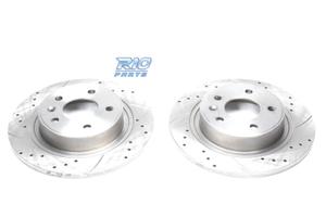 DISCHI FRENO FORATI E SCANALATI PER PORSCHE
