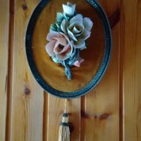 targa da parete vintage in velluto