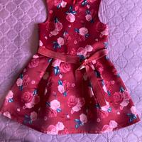 Vestito rosso 8-9 anni