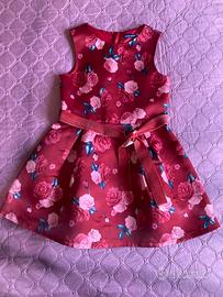 Vestito rosso 8-9 anni