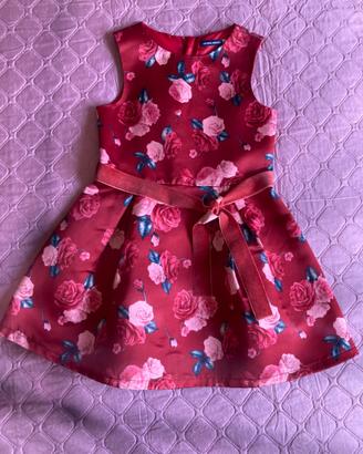 Vestito rosso 8-9 anni