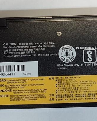 BATTERIA NOTEBOOK LENOVO THINKPAD TP480