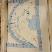 set lenzuola cotone x lettino con sbarre 