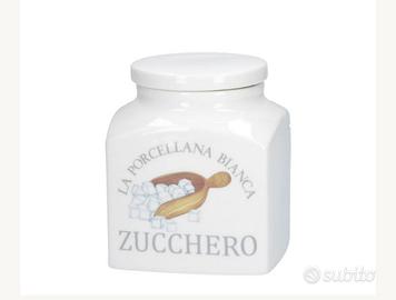 Barattolo Porcellana Deco 1,1L Sale e zucchero