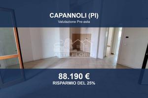 Immobile in asta di 84 m² con box auto a Capannoli
