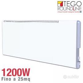Coppia radiatori elettrici Svedesi TEGO 1200W