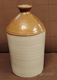 Bottiglione antico di ceramica del 1943