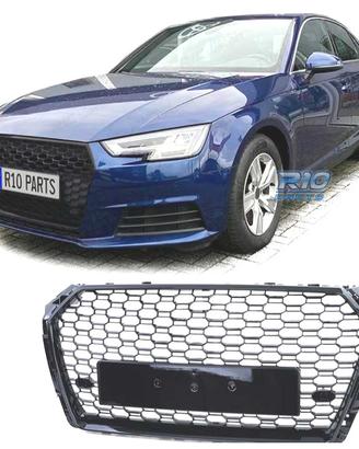 GRIGLIA AUDI A4 B9 15-19 LOOK RS4 NERO LUCIDO PDC