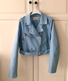 Chiodo STRADIVARIUS azzurro tg.L modello 2026