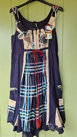 Desigual abito patchwork. Nuovo.