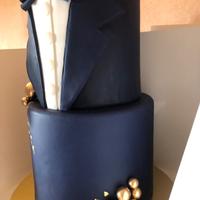 Torta finta per compleanno