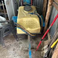 Botte irrorazione carrellata con pompa trattore