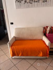Poltrona letto in pelle bianca poltrone sofà