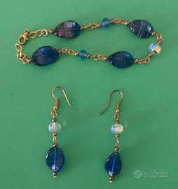 set bracciale e orecchini 