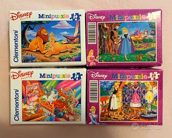 Lotto 4 mini puzzle Disney