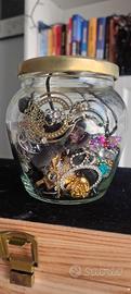 Jewelry jar - Barattolo gioielli bigiotteria