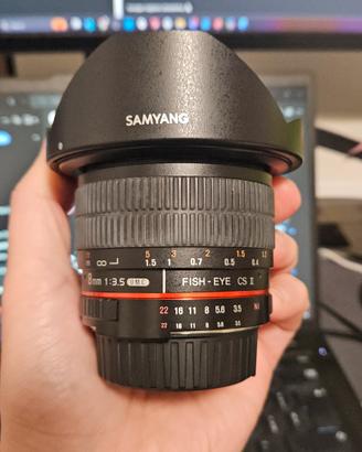 samyang fisheye CS II 8mm